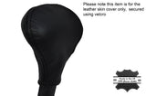 BLACK STITCH AUTOMATIC AUTO GEAR KNOB SKIN COVER FITS NISSAN 300ZX Z32 90-96