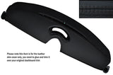 BLACK  STITCH TOP DASH DASHBOARD LEATHER COVER FITS BMW MINI COOPER R56 07-14