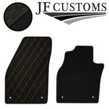 YELLOW DIAMOND STITCH VINYL 4XTAILORED FLOOR CARPET FOR VOLVO C30 AUTO 06-13 JF1