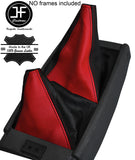 BLACK & RED LEATHER GEAR SHIFT BOOT FITS  TOYOTA HILUX SURF 4 RUNNER 96-02