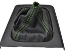 FITS MAZDARX-7 RX7 FC3S 86-91 GEAR GAITER green stitching - SHIFT BOOT