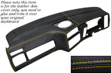 YELLOW STITCH DASH DASHBOARD COVER FITS FORD SIERRA MK1 RS COSWORTH SAPPHIRE 4x4