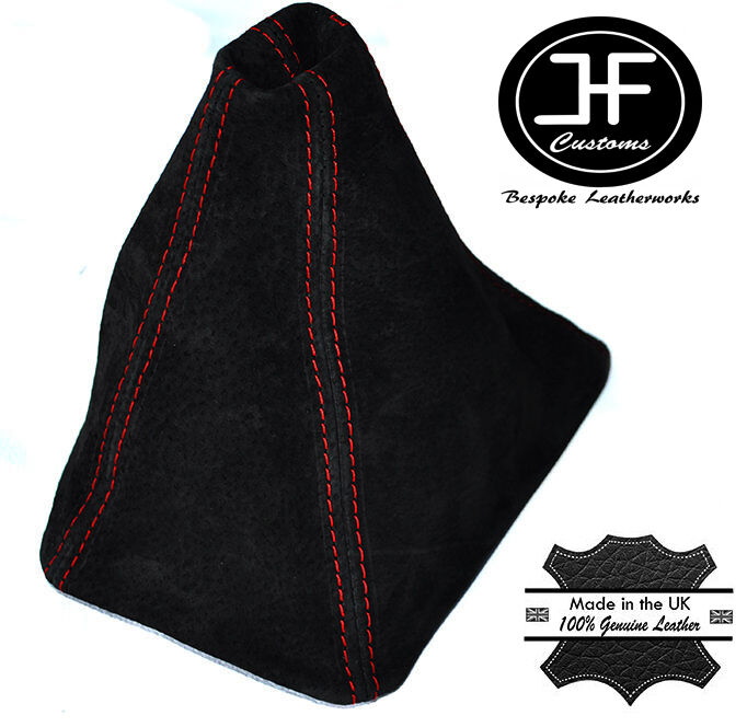RED STITCH FITS HONDA CRV 2006-2012 GEAR GAITER REAL SUEDE SHIFT BOOT CUSTOM NEW