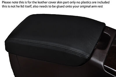 black stitch FITS NISSAN LARGO 1993-1999 LEATHER ARMREST COVER ONLY CUSTOM NEW