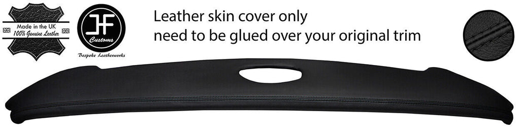 BLACK STITCH TOP DASH DASHBOARD LEATHER COVER FITS RELIANT SCIMITAR SE4 COUPE