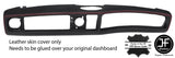 RED STITCHING DASH DASHBOARD LEATHER COVER FOR TRIUMPH STAG MK1 MK2 STYLE 2