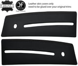 BLACK BLACK STRIPE 2X TOP DASHBOARD TRIM LEATHER COVERS FITS FORD F150 04-08