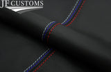 TRI STITCH 4X DOOR ARMREST PAD SKIN COVERS FITS BMW E46 CONVERTIBLE COUPE 98-05