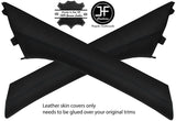 BLACK STITCH 2X A PILLAR LEATHER COVERS FITS MERCEDES GL CLASS X164 2006-2012