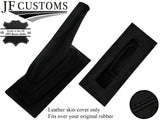 BLACK STITCH LEATHER OVER RUBBER HANDBRAKE COVER FOR VW T25 T3 WESTFALIA CAMPER