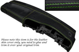 GREEN STITCH DASH DASHBOARD LEATHER SKIN COVER FITS NISSAN SUNNY PULSAR GTIR