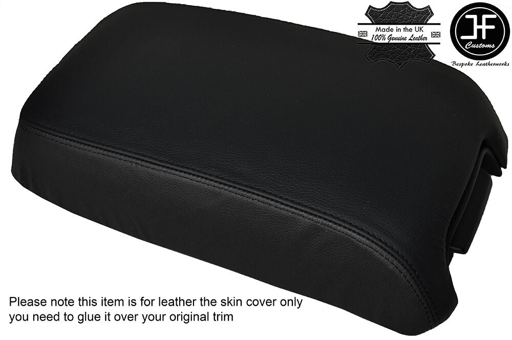 BLACK & BLACK LEATHER ARMREST LID COVER FITS CHRYSLER 300 C 2011-2015 CUSTOM NEW