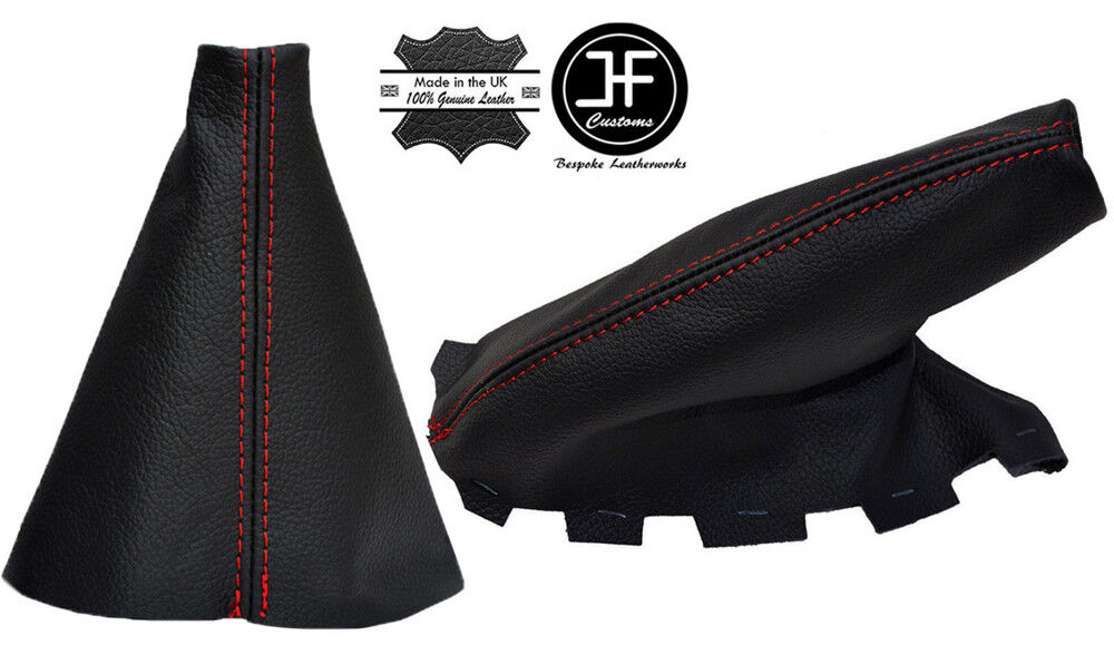 RED STITCH GEAR & HANDBRAKE GAITER FOR BMW MINI COOPER R56 R57 R55 CLUBMAN
