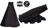 RED STITCH GEAR & HANDBRAKE GAITER FOR BMW MINI COOPER R56 R57 R55 CLUBMAN