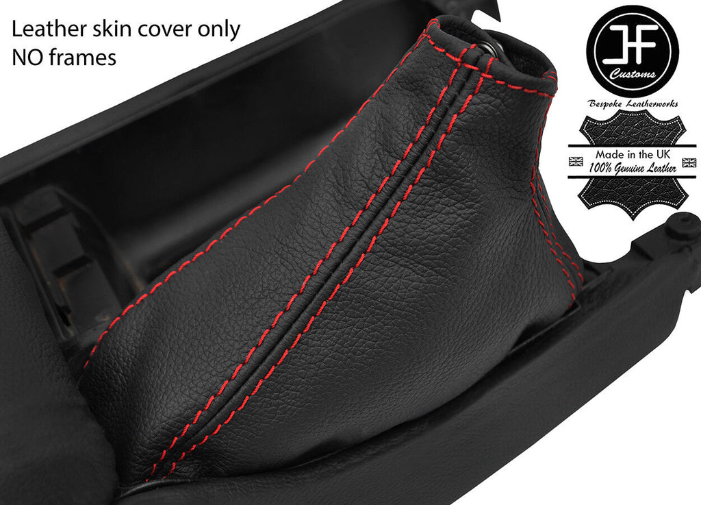 RED STITCH TOP GRAIN LEATHER HANDBRAKE GAITER FITS NISSAN 300ZX Z32 1990-1996