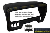 YELLOW STITCHING SPEEDO HOOD TRIM LEATHER SKIN COVER FITS NISSAN PATROL Y60