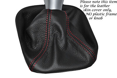 RED STITCH FITS MERCEDES CLC CL203 2008-2011 MANUAL LEATHER GEAR GAITER ONLY