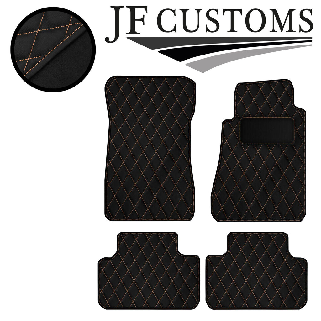 BEIGE DIAMOND VINYL 4X TAILORED FLOOR CARPET FOR MERCEDES C CLASS W202 93-00 JF1