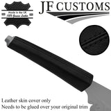 BLACK STITCH LEATHER HANDBRAKE COVER FOR FORD TRANSIT CUSTOM LIMITED 18-21