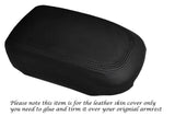 BLACK STITCH LEATHER ARMREST SKIN COVER FITS MITSUBISHI LEGNUM VR4 GALANT 96-04