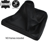 BLACK STITCH GENUINE LEATHER MANUAL GEAR GAITER GAITOR FOR BMW X1 E84 2009-2015