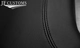 BLACK STITCH TOP BOOT ROOF FLAP PADDED LEATHER COVER FOR TRIUMPH STAG 70-77