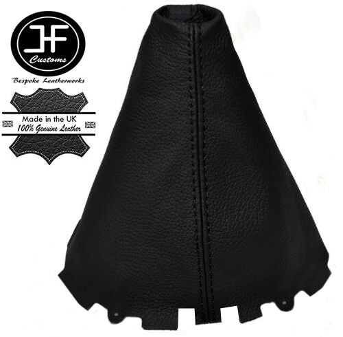 BLACK STITCH MANUAL LEATHER GEAR STICK GAITER FITS RENAULT LAGUNA MK2 01-07