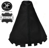 BLACK STITCH MANUAL LEATHER GEAR STICK GAITER FITS RENAULT LAGUNA MK2 01-07