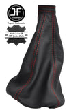 RED STITCHING MANUAL LEATHER GEAR LEVER GAITER FITS FIAT STILO 2001-2007