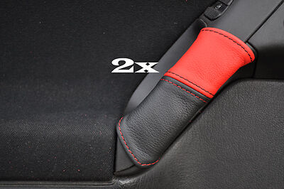 black & red FITS VW GOLF MK2 MK3 MK4 MK5 MK6 JETTA 2X FRONT DOOR HANDLE COVERS