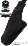 RED STITCH TOP GRAIN LEATHER HANDBRAKE GAITER COVER FITS DODGE VIPER 92-98