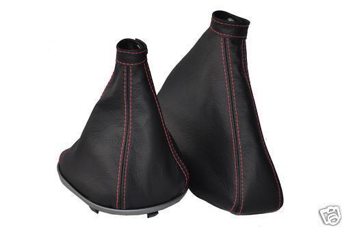 FITS FIAT COUPE 16V 20V TURBO GEAR & HANDBRAKE GAITER RED ST CUSTOM NEW