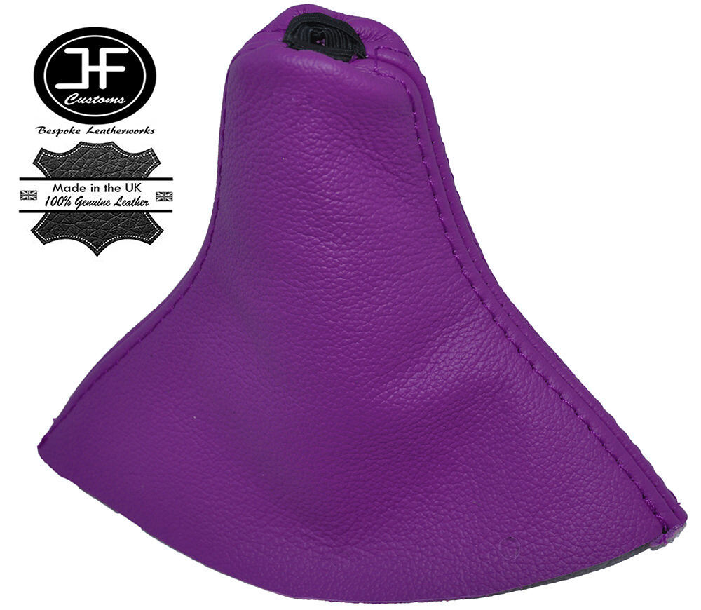 PURPLE LEATHER MANUAL GEAR GAITER FOR FORD FIESTA MK6 FUSION 2002-2008