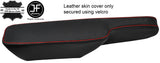 RED STITCH 1X DRIVER SEAT ARMREST LEATHER COVER FITS CITREON RELAY 1994-2002