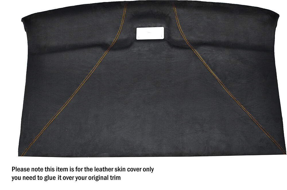 YELLOW STITCH ROOF LINING HEADLINING LUXE SUEDE SKIN COVER FOR VW T4 TRANSPORTER