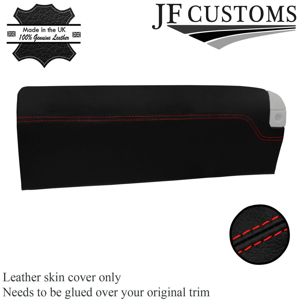 RED STITCH ITALIAN LEATHER GLOVEBOX COVER FOR LEXUS IS220 IS250 2005-2010