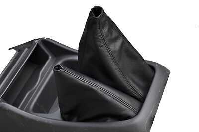 FITS FORD RANGER 4X4 GEAR GAITER LEATHER 00-10 black st CUSTOM NEW MADE IN UK