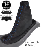 BLUE STITCHING REAL SUEDE HANDBRAKE GAITER FOR FORD FOCUS MK2 2008-2011