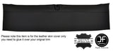 BLACK STITCH HALO ROOF TRIM GENUINE LEATHER COVER FITS CORVETTE C6 COUPE 05-13