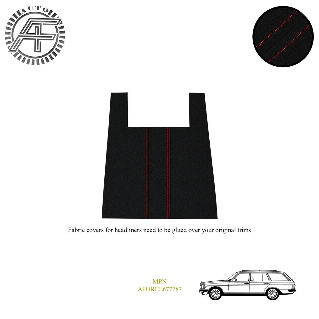 LUXE SUEDE HEADLINER COVER FITS MERCEDES S123 5 DOOR ESTATE + SUNROOF 1977-1986