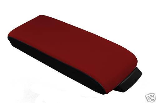 FITS TOYOTA CELICA MK6 D RED BLACK LEATHER ARMREST COVER CUSTOM NEW MADE IN UK