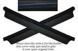 BLUE STITCH 2X DOOR SILL TRIM SKIN COVERS FITS MAZDA MX5 MK2 & 2.5 MIATA 98-05