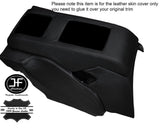 BLACK STITCH REAR CENTRE CONSOLE LEATHER COVER FITS PORSCHE 928 S S2 S4 STYLE 2