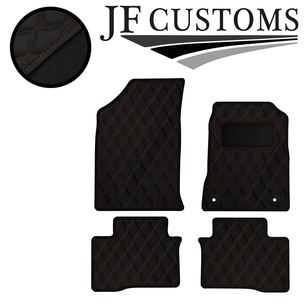 TAN DIAMOND VINYL 4X TAILORED FLOOR CARPET FOR SSANGYONG TIVOLI 15-21 JF1