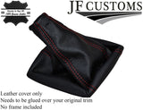 RED STITCH FITS VAUXHALL OPEL ZAFIRA II MK2 B 2005-2011 GEAR GAITOR LEATHER