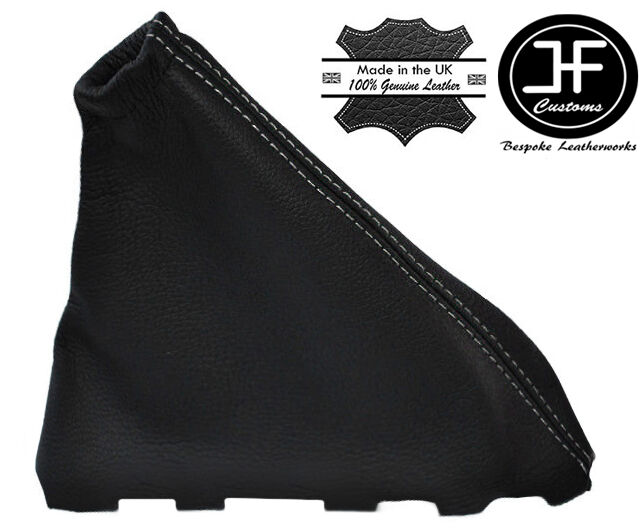 WHITE STITCH FOR RENAULT MEGANE MK3 MKIII 2008-2015 HANDBRAKE GAITER LEATHER