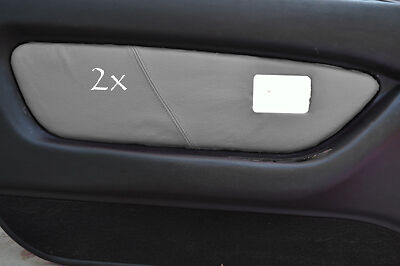 FITS  MG MGF MK1 95-99 2 x DOOR CARD COVERS LEATHER m grey CUSTOM NEW MADE IN UK