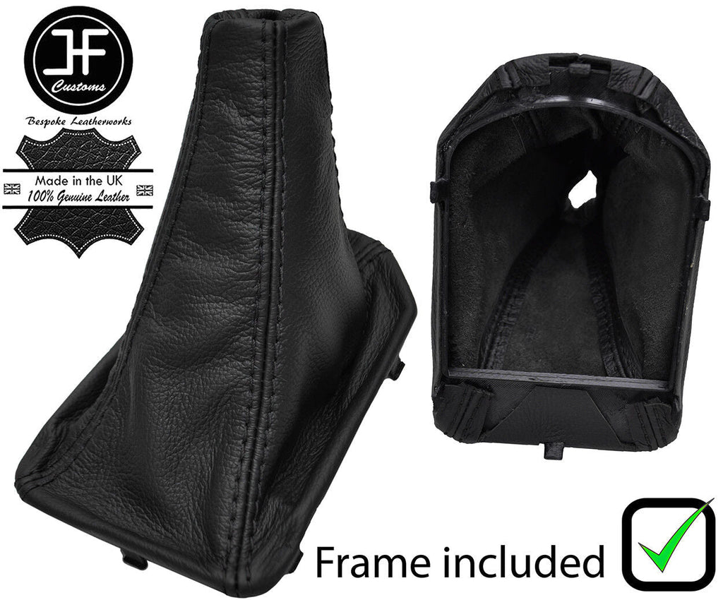 BLACK STITCH LEATHER MANUAL GEAR + FRAME FOR LAND ROVER DISCOVERY 3 LR3 04-09