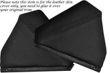 BLACK STITCH FITS FIAT X1/9 X19 2X CENTRE CONSOLE SIDE PANEL LEATHER COVERS ONLY