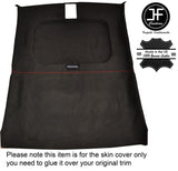 RED STCH ROOF & SUN ROOF HEADLINING LINER LUXE SUEDE COVER FOR PEUGEOT 205 MK2